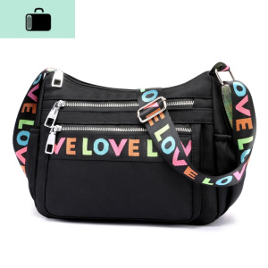 女包布包新款潮牛津布百搭单肩包防水尼龙帆布包妈妈包NEW LAKE女斜挎包