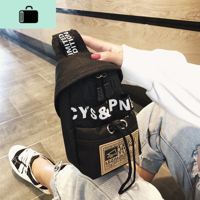 ins超火运动迷你斜挎包胸包女包休闲学生男胸包帆布手机零钱包NEW LAKE