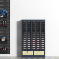 臻远 ZYLJG-W71 零件柜抽屉式工具柜电子元件柜螺丝柜物料柜 75抽透明无门加二斗小号