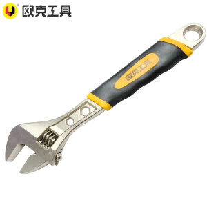 欧克 镍铁活动扳手活口扳手双色手柄 12寸300mmOK-6301