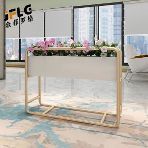 金菲罗格 户外金属花架隔断铁艺花箱组合