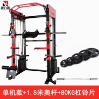 康力强KLQ0616史密斯机家用综合训练器飞鸟龙门架深蹲卧推架多功能一体FW0616史密斯机+1.8杆+80kg片