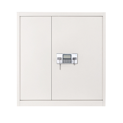 全简家具电子保密柜文件柜档案柜保险柜双保险密码柜电子锁灰白下节加厚款