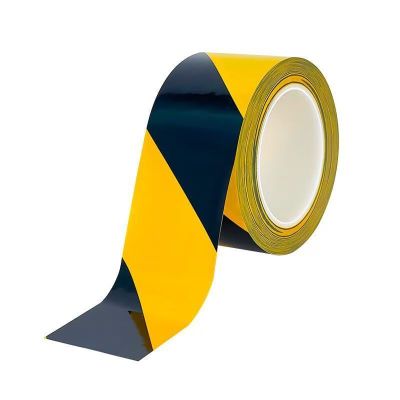 天臣玖号 反光地贴 黑黄相间耐磨粘性强地板标识胶带10cm×20m/卷 单位:米(按20倍数销售)