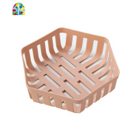 现代创意水果盆客厅茶几家用果篮北欧ins风格沥水果盘网红洗菜篮 FENGHOU 深蓝