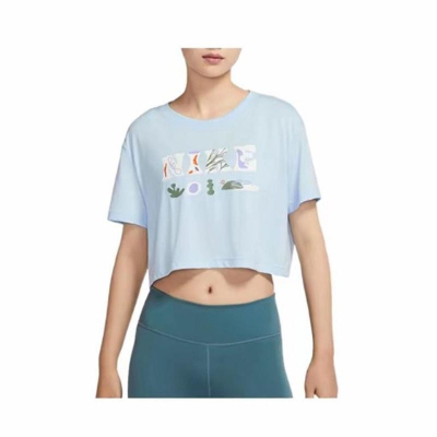 NIKE耐克短袖T恤运动休闲舒适透气针织圆领女装DX6159-441 Z