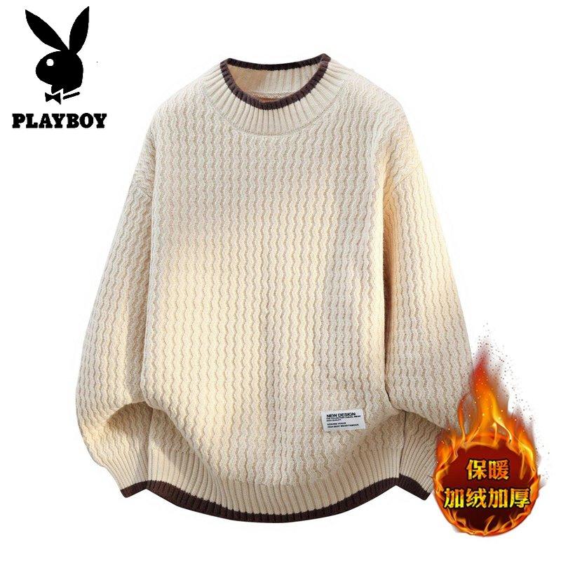 花花公子新款[新款] 2025年秋冬款圆领针织毛衣男 群文件11.29
