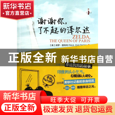 正版 谢谢你了不起的泽尔达 (美)保罗·查特考|译者:李佳畅 湖南文
