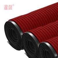 温馨 双条纹地垫 暗红色1*15m 卷