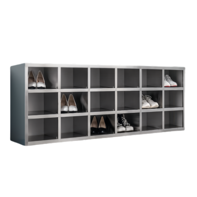 抚樽不锈钢鞋柜18格