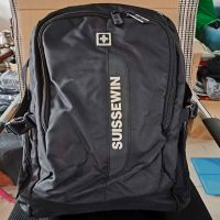 SUISSEWIN瑞士经典时尚耐用多功能商务休闲背包双肩包SN8351
