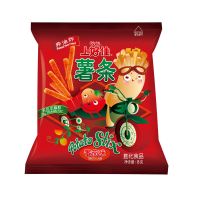 上好佳薯条零休闲聚会小吃膨化食品休闲食品8g*25包番茄味