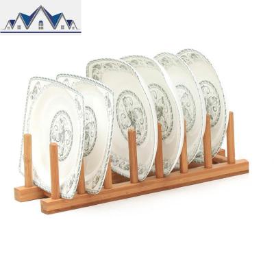 多功能竹架子沥水架碗盘碟子水杯控水超市实木收纳架小书架砧板架 三维工匠