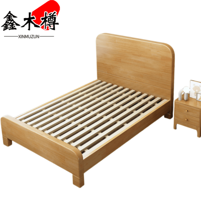 鑫木樽床+床头柜1000mm套