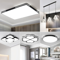 苏宁放心购 灯具套餐组合吸顶灯长方形简约现代大气大灯2020新款客厅灯吊灯