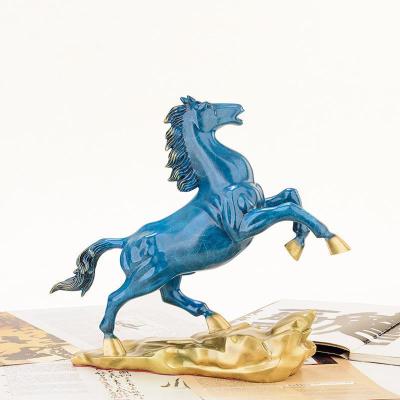 美帮汇铜马摆件 铜马到成功生肖马家居办公室工艺品