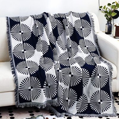 家柏饰(CORATED)北欧色沙发巾沙发布全盖毯子单简约沙发套沙发垫盖布罩 折扇[] 230*275cm