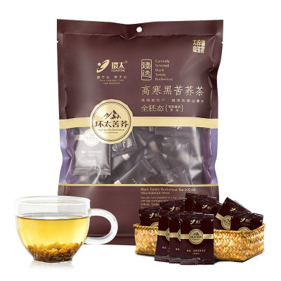 环太苦荞茶高寒全胚芽黑苦荞茶四川凉山黑苦荞麦茶苦荞茶正品