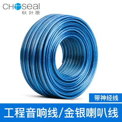 秋叶原（CHOSEAL）音响线高保真家庭影院音箱线环绕功放喇叭线发烧级音频线QS6222T10