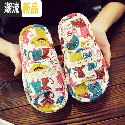 卡通布艺布底儿童拖鞋家居鞋男童女童手工棉布拖鞋可爱韩版布底广赫