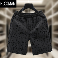 HLCOMAN欧洲站潮牌短裤男士休闲五分裤子夏季修身外穿大裤衩男生帅气中裤