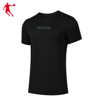 乔丹 短袖T恤衫 梭织T恤 衫男T恤 KHS13231422 男款 黑色 XL码 件