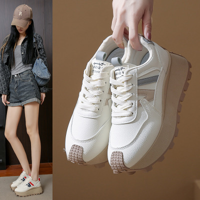 ins韩版新款老爹鞋女秋跑步休闲鞋厚底增高鞋