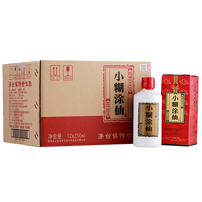 小糊涂仙（普仙）52度250ml*12整箱装浓香型白酒