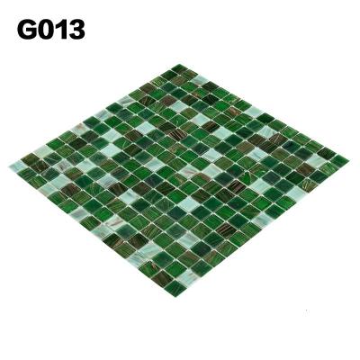 G013绿色金线玻璃马赛克水晶瓷砖电视背景墙厨卫腰线方柱会所酒店壹德壹 G013 其他尺寸