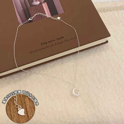 [璀璨星月]纯银2025新款项链轻奢高级感超仙小众精致锁骨链送女朋友老婆情人节七夕生日礼物