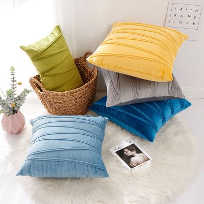 SleepyBear北欧抱枕靠垫简约沙发靠枕纯色办公室床头大靠背客厅抱枕套不含芯