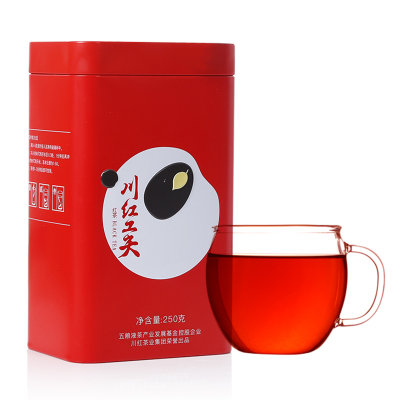川红非遗技艺浓香型工夫红茶茶叶250g/盒
