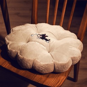 家柏饰(CORATED)凳子垫坐垫椅子椅垫圆形飘窗办公室地上ins少女心学生屁股垫