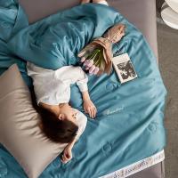 家柏饰(CORATED)夏季可水洗真丝空调被夏凉冰丝夏被单人双人夏天学生宿舍薄被子