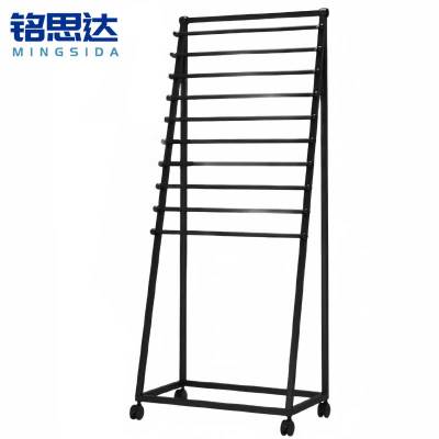 铭思达锦旗展示架单面9层个