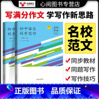 同步作文 九年级上 [正版]名师学堂新版初中生语文同步作文写作阅读九年级上下册古诗文阶梯助学每日一文语文阅读理解与答题模