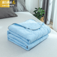 夏季夏凉被薄款空调被单人宿舍学生可机洗水洗棉夏天春秋薄被子 三维工匠
