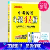 英语 全国通用 中考英语 单项填空与完形填空 [正版]2025版恩波教育 小题狂做提优版中考英语 完形填空与阅读理解 九