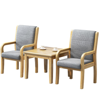 怡卓欧实木茶桌 一桌两椅组