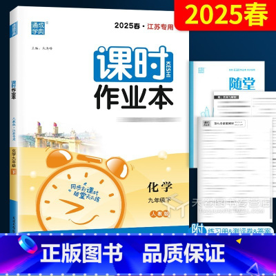 化学 九年级下 [正版]2025通城学典 课时作业本 九年级下册化学人教版 初三9九年级下同步练习册题江苏基础专项训练资