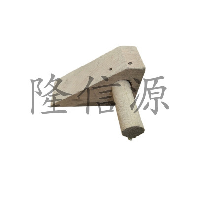 隆信源三角木木楔子木档三角铛木200mmX75mmX50mm实木手柄 200mmX75mmX50mm