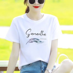 T恤女短袖新款韩版夏宽松印花大码上衣