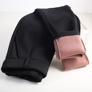 迪鲁奥(DILUAO)抖音网红胖mm裤子打底裤外穿春秋加肥加大码女裤200斤高腰显瘦弹力小脚裤新款女装