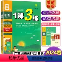 1课3练 八年级下册 地理[人教版] 八年级下 [正版]2024升级版1课3练单元达标测试地理八年级下册人教版RMJY初