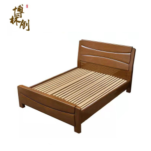 博林创 实木床 306# 1.5米床胡桃色 张