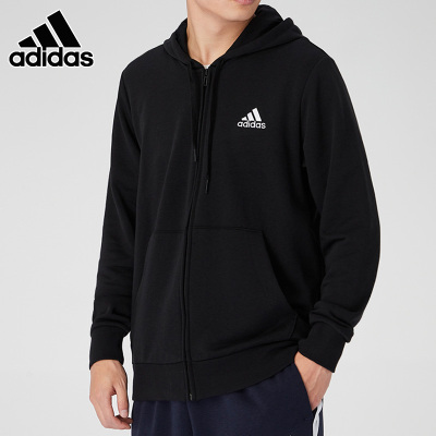 adidas阿迪达斯外套男夹克2020冬季新款连帽跑步训练服健身运动服GK9044