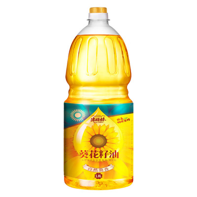 米妹妹葵花籽油1.8L油质清澈味道浓郁物理压榨油色透亮Y017