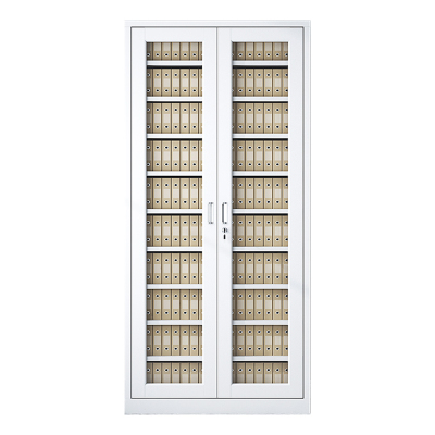 湘渭收纳柜财务档案柜资料柜加厚文件柜办公室带锁铁皮柜通玻柜十层