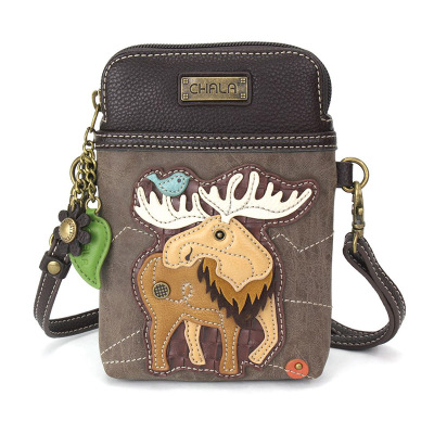 chala小包包女包秋冬小清新2020新款森系少女迷你复古斜挎手机包麋鹿827MOS5