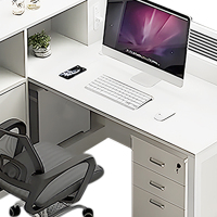 苏宇安F型办公室屏风卡位办公桌 1400*1500*1100mm 张